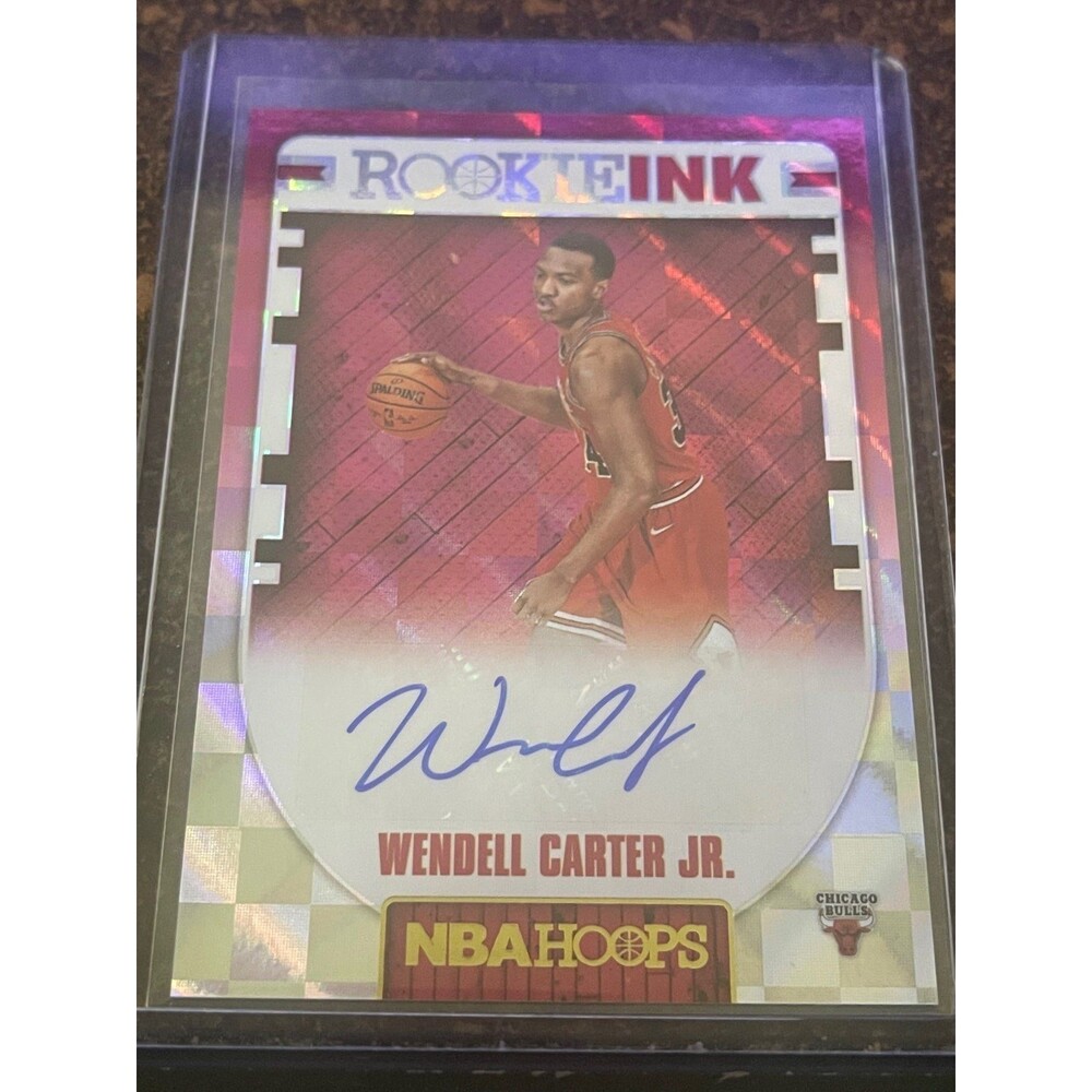 2018-19 Panini NBA Hoops Rookie‎ Ink RI-WC Wendell Carter Jr RC Auto NICE